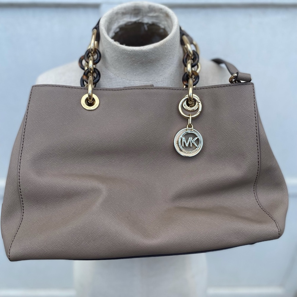 Grey/Tan Michael Kors Purse